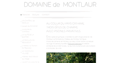 Desktop Screenshot of domainemontlaur.com